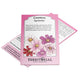 Front view of Apricotta cosmos seed packet showing peach single blooms illustration on white background