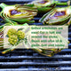 banner showing usage tips for Wonder artichoke, with photos and brief harvesting and cooking suggestions