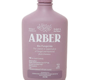 Front view of Arber Bio Fungicide 16 ounce pink bottle showing product label on white background